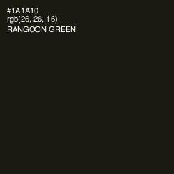 #1A1A10 - Rangoon Green Color Image